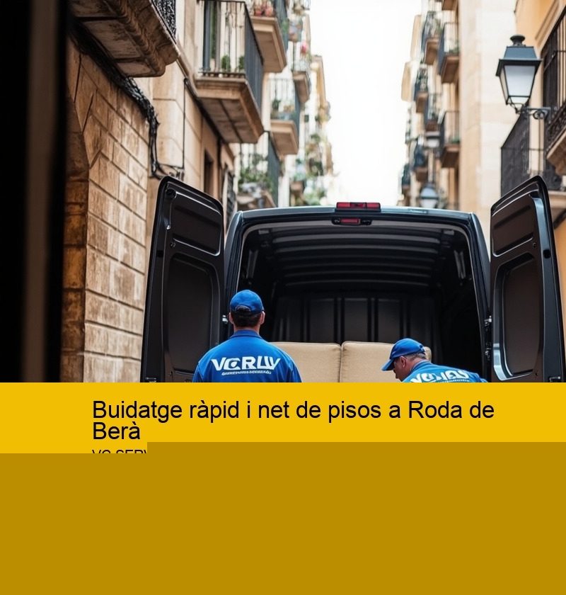 Buidatge ràpid i net de pisos a Roda de Berà