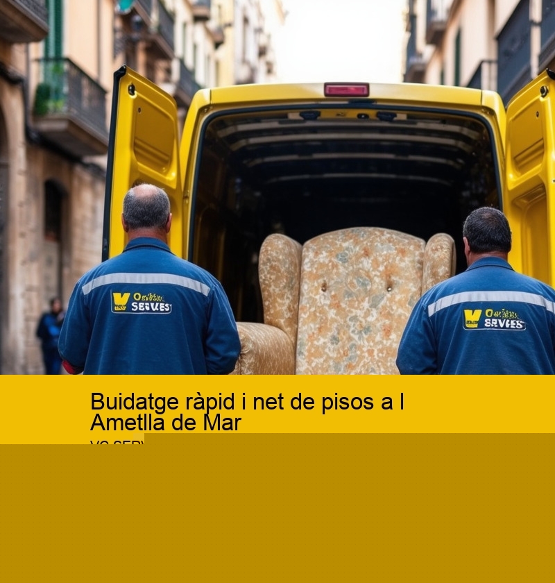 Buidatge ràpid i net de pisos a l Ametlla de Mar
