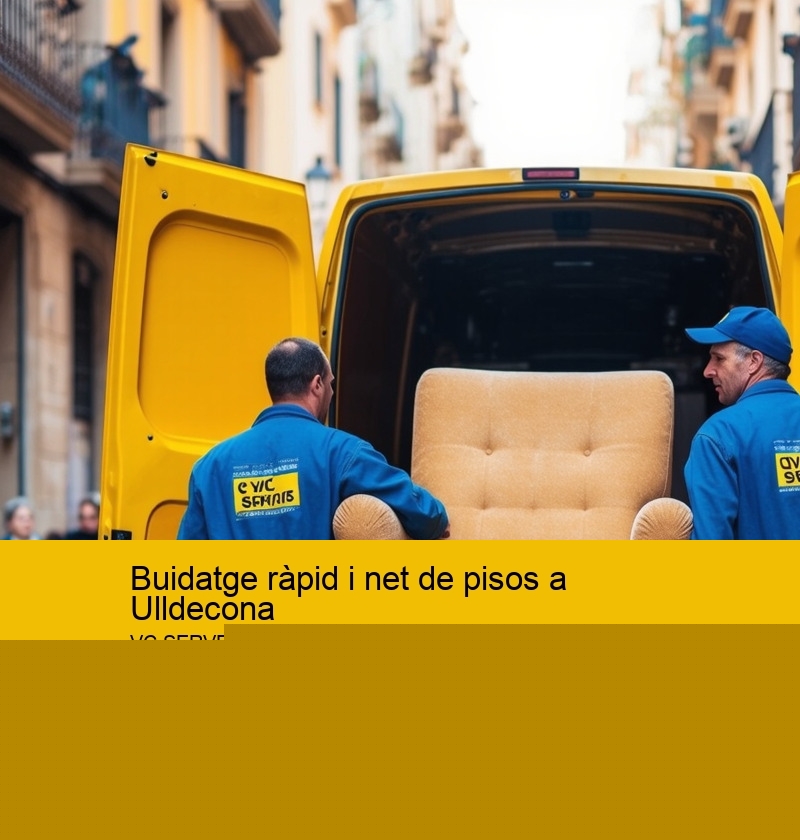 Buidatge ràpid i net de pisos a Ulldecona