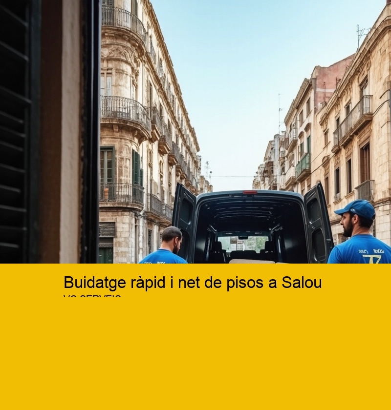 Buidatge ràpid i net de pisos a Salou